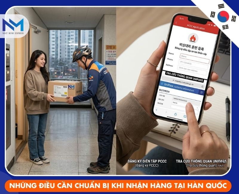 nhung dieu nguoi nhan hang can chuan bi khi nhan hang tai han quoc