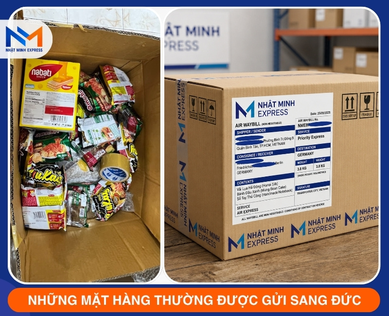 nhung mat hang thuong duoc gui sang duc