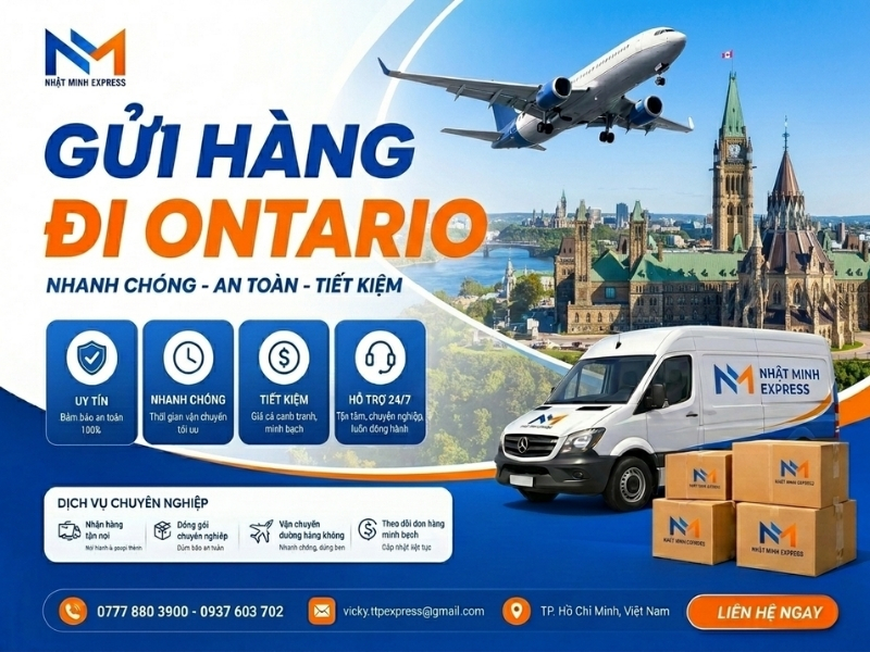 Gửi hàng đi Ontario