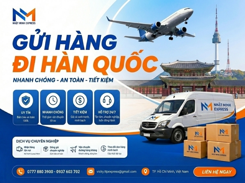 Gửi hàng đi Hàn Quốc