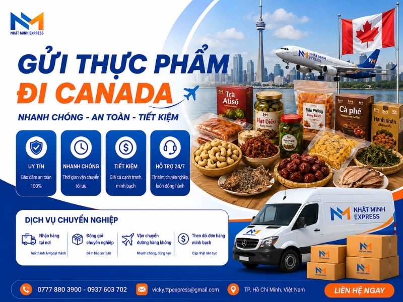 gui thuc pham di canada