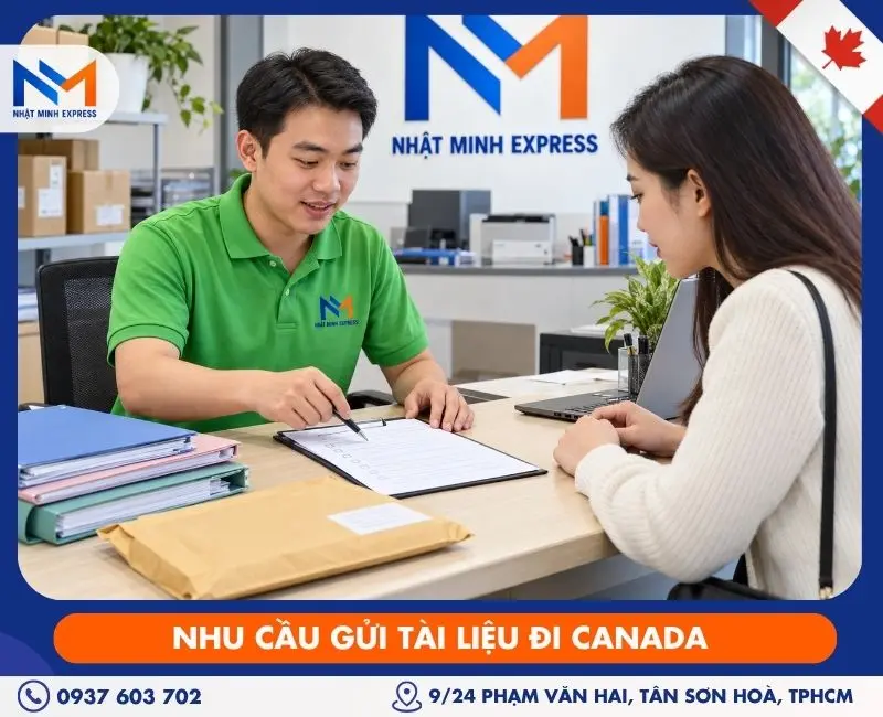 Nhu cầu gửi tài liệu đi Canada