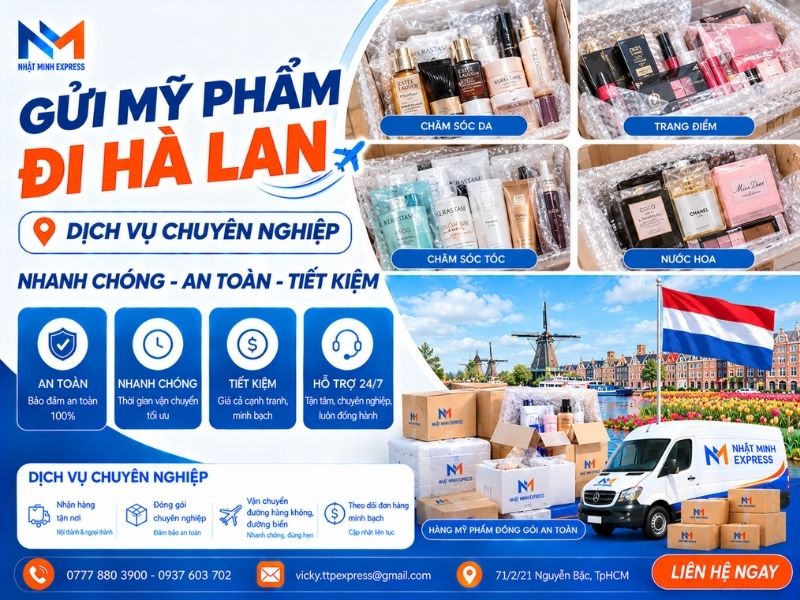 gui my pham di ha lan