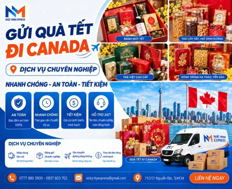 gui qua tet di canada