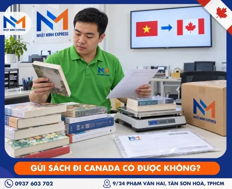 Gửi sách đi Canada có được không