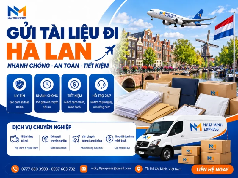 gửi tài liệu đi Hà Lan