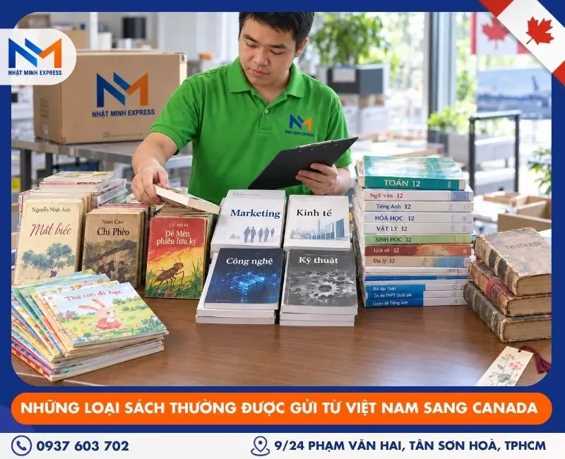 Những loại sách thường được gửi từ Việt Nam sang Canada